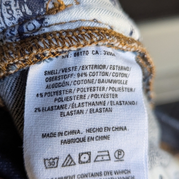 Anthro Pilcro and the Letterpress High-Rise Bootcut Blue Jeans Cropped Size 28 - Picture 9 of 10